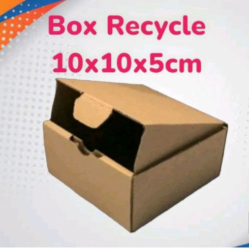 

Kardus packing 10x10x5 cm recycle packaging box paking rekondisi