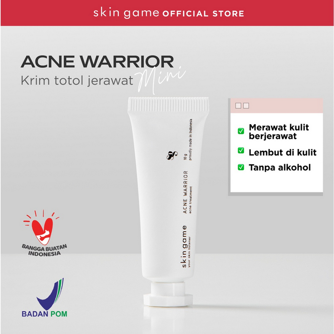 [Full Size] SKIN GAME ACNE WARRIOR MINI SIZE 10 GR