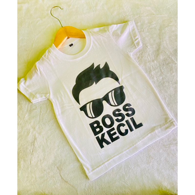 Kaos Anak distro Boss Kecil/ Baju anak viral terbaru/ pakaian anak usia 1-10 tahun