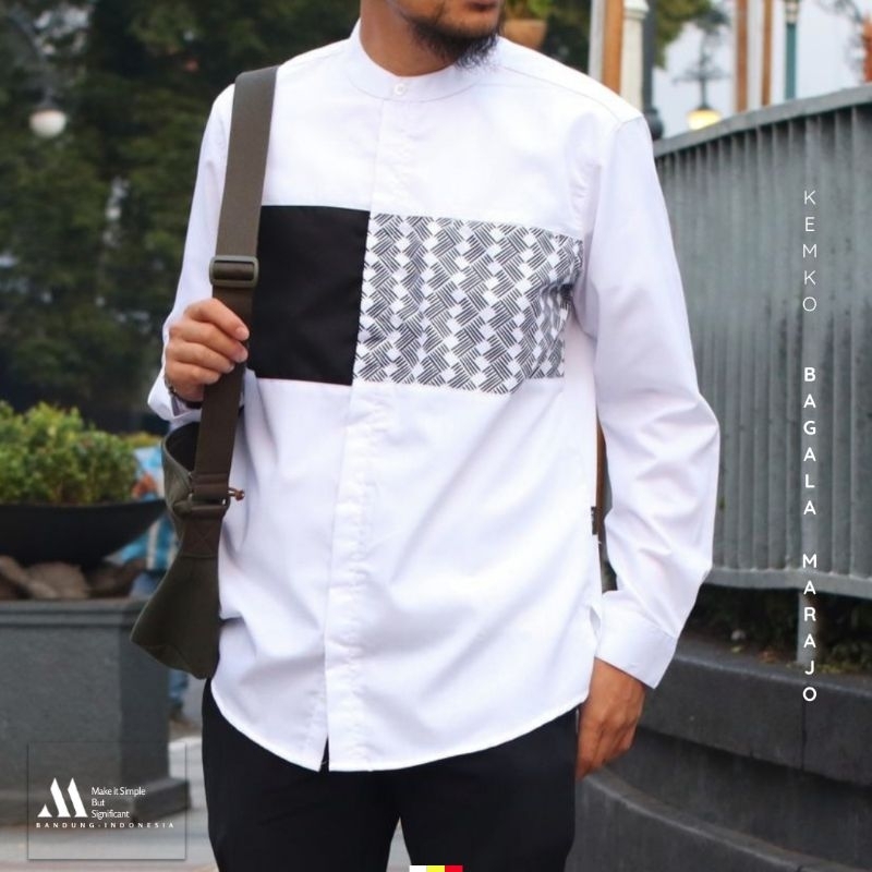 Kemeja Lengan Panjang Marajo/ Kemeja Bagala Marajo