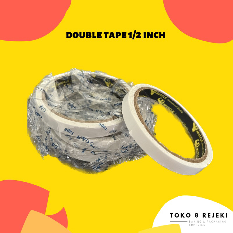

DOUBLETAPE PUTIH 0,5 INCH