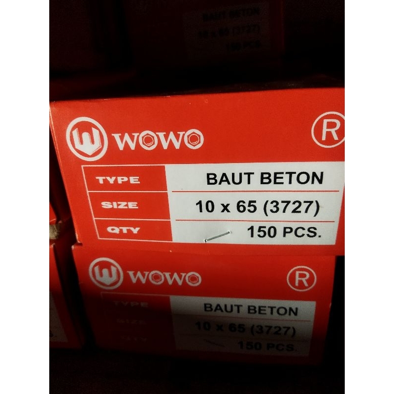 Dynabolt 10x65 / Baut beton 10x65 " WOWO"