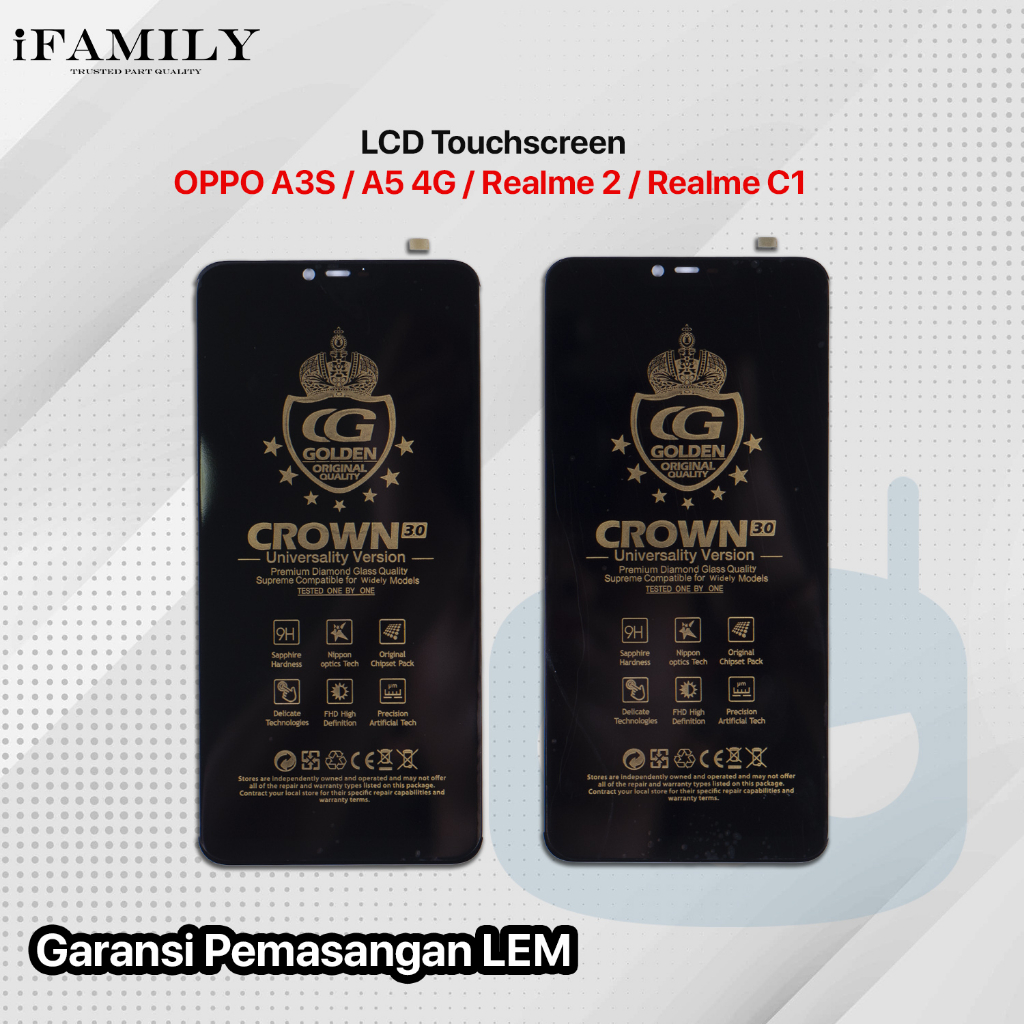 LCD TOUCHSCREEN OPPO A3S / A5 4G / REALME 2 / REALME C1 CROWN SUPER 3.0
