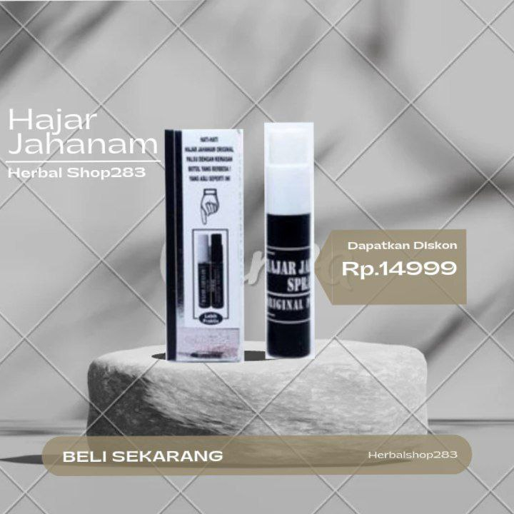 (HerbalShop283) Hajar Jahanam Spray Obat Kuat Pria Tahan Lama//Hj Spray Original 100% Bisa Cod