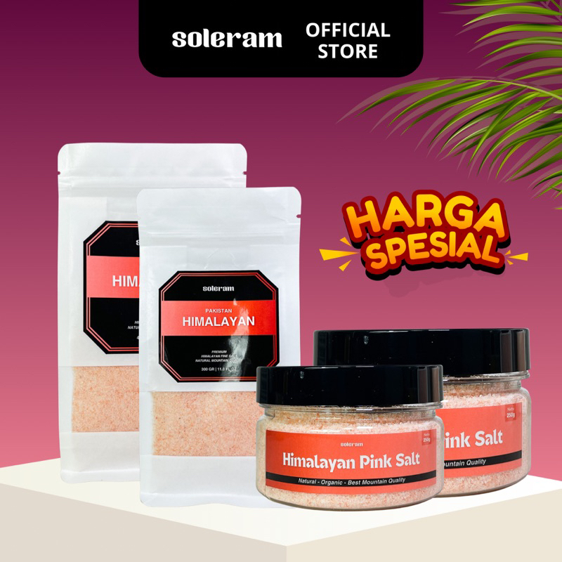 

SOLERAM GARAM HIMALAYA ORGANIK - Natural Himalayan Pink Salt Original
