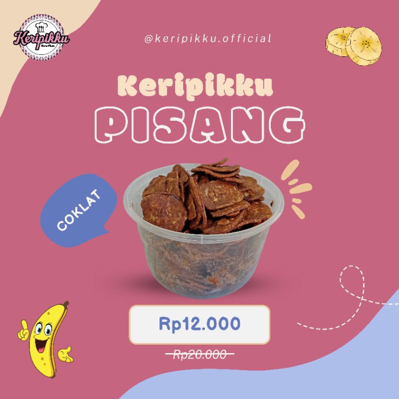 

keripikku pisang rasa coklat