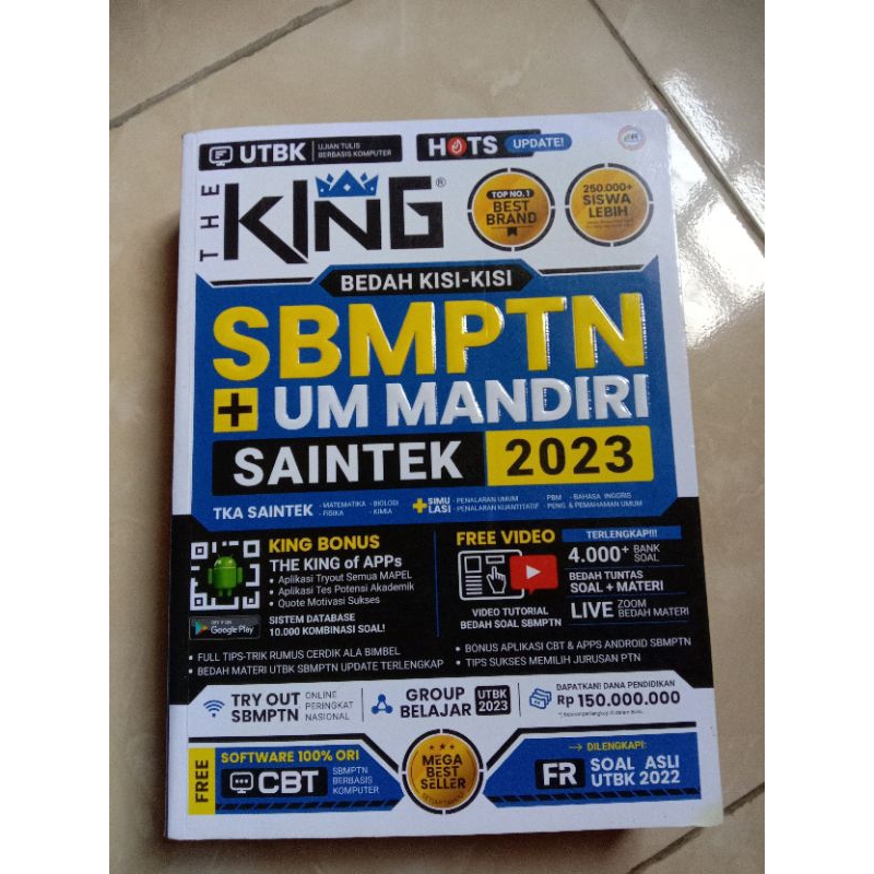 Preloved The King SBMPTN+UM Mandiri SAINTEK 2023