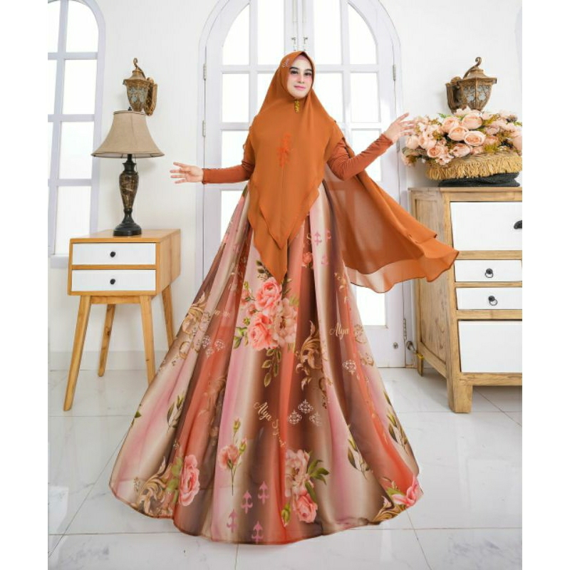 MAUDY SERIES GAMIS SET ORI BY ALYA SYARI (COD)