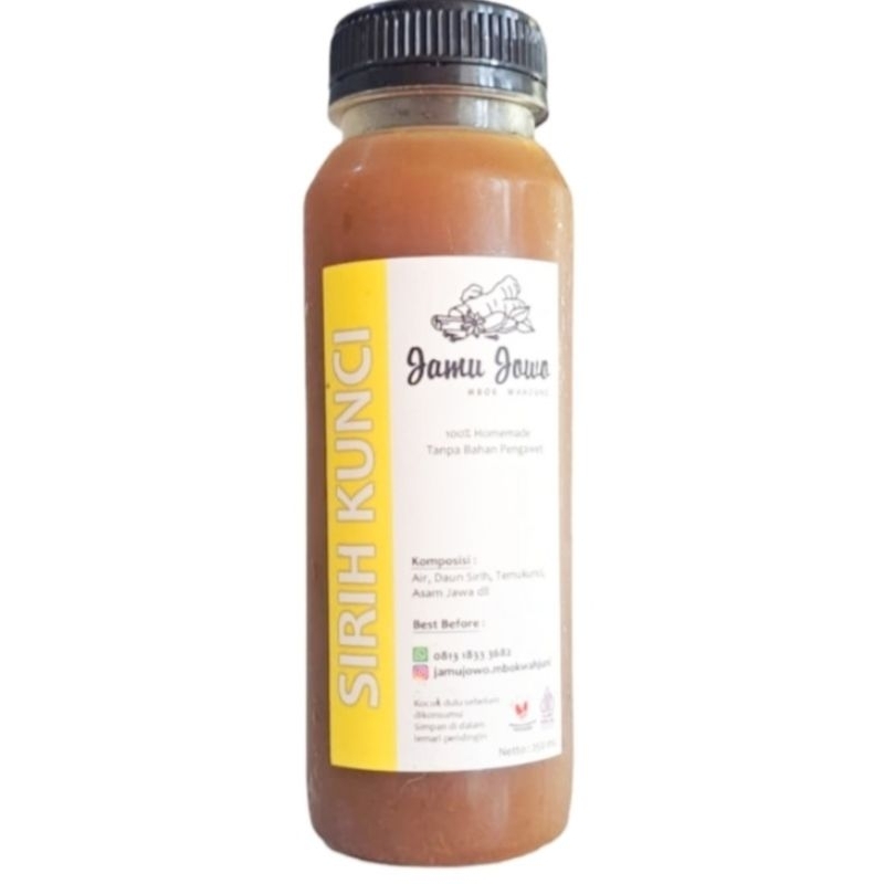 

Jamu Sirih Kunci Botolan 250 mL (gojek & grab only)
