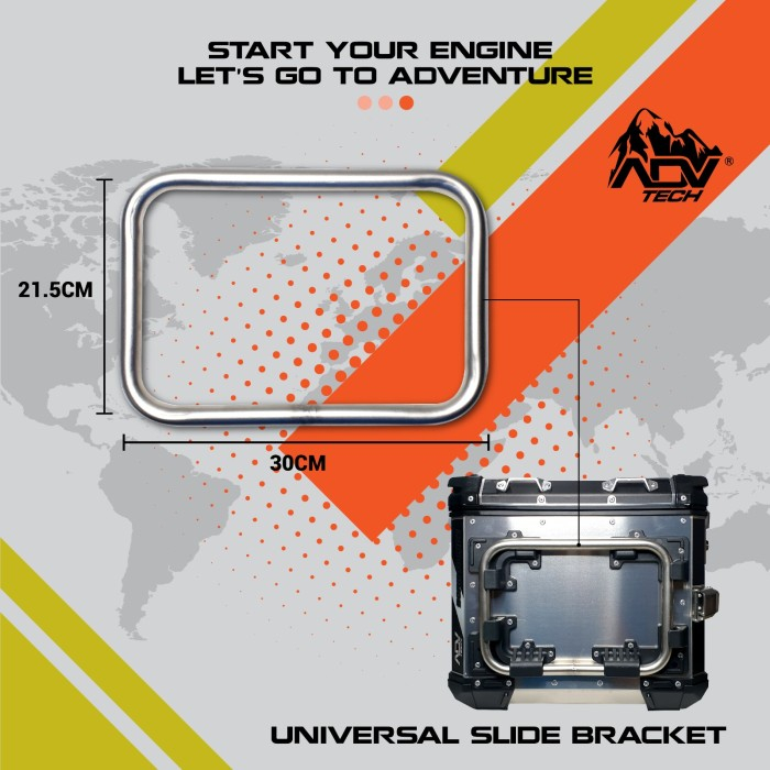 ADV TECH Bracket Universal Side Box Samping Import