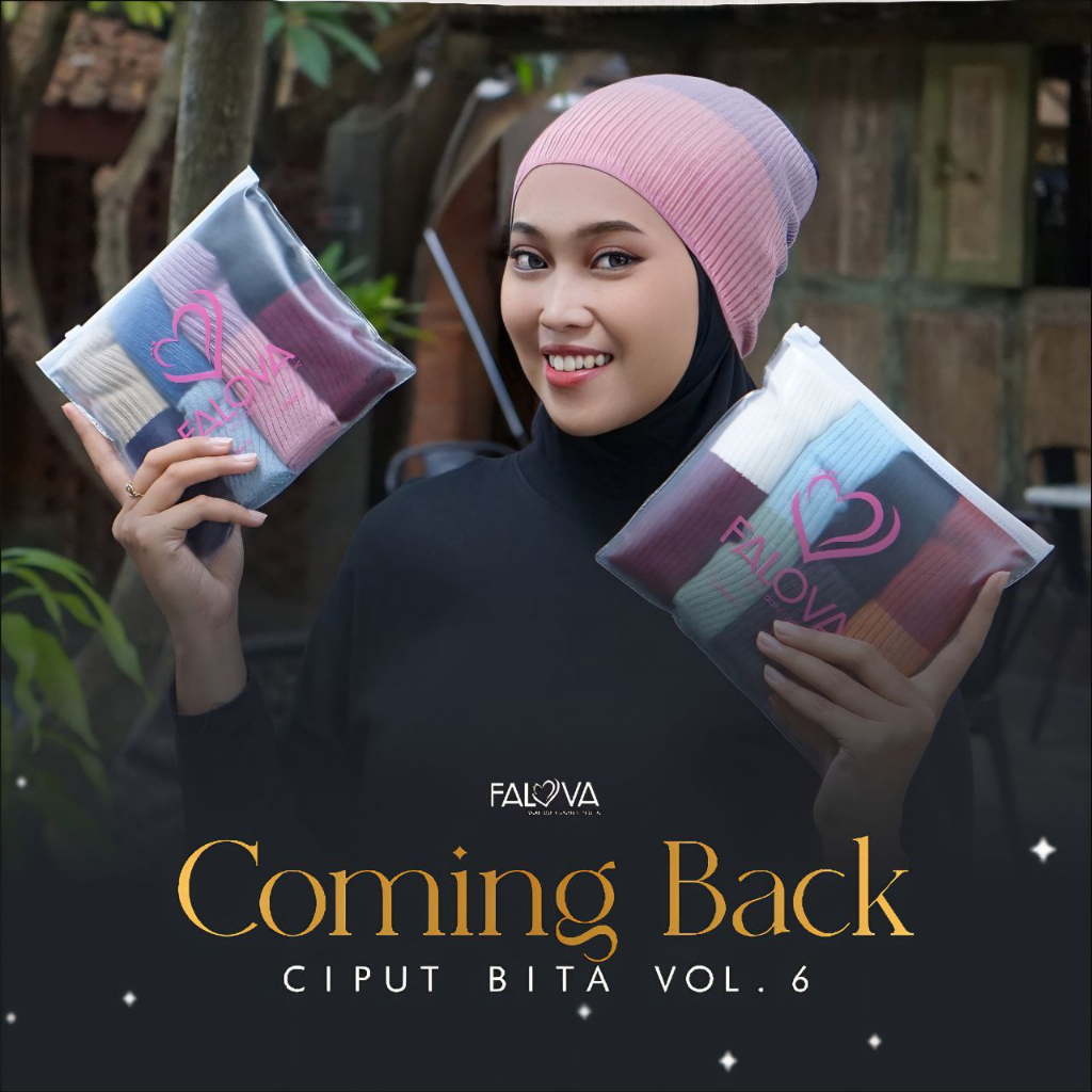 CIPUT INNER RAJUT TWOTONE CIPUT BITA FALOVA PREMIUM