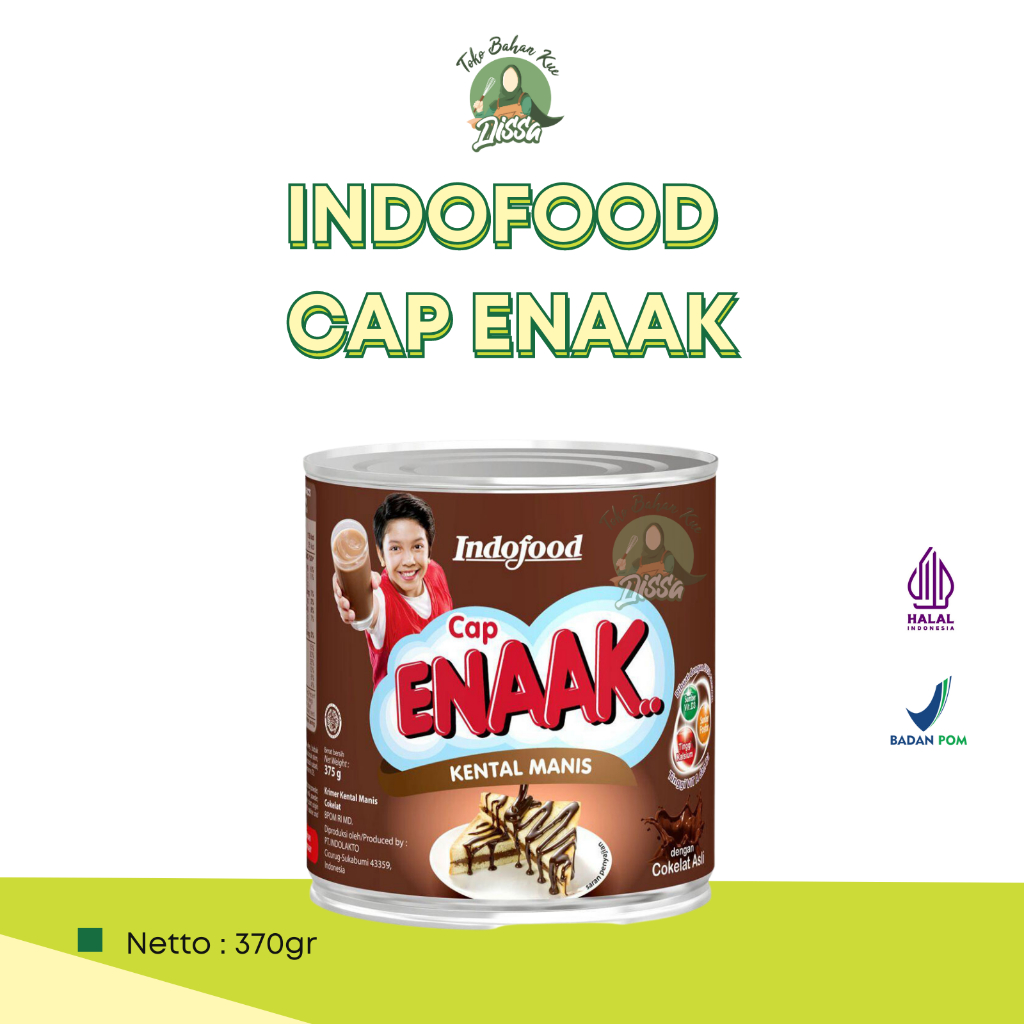 

Indofood Cap Enaak Rasa Coklat 370gr | Susu Kental Manis by Indofod - Tobaqdissa