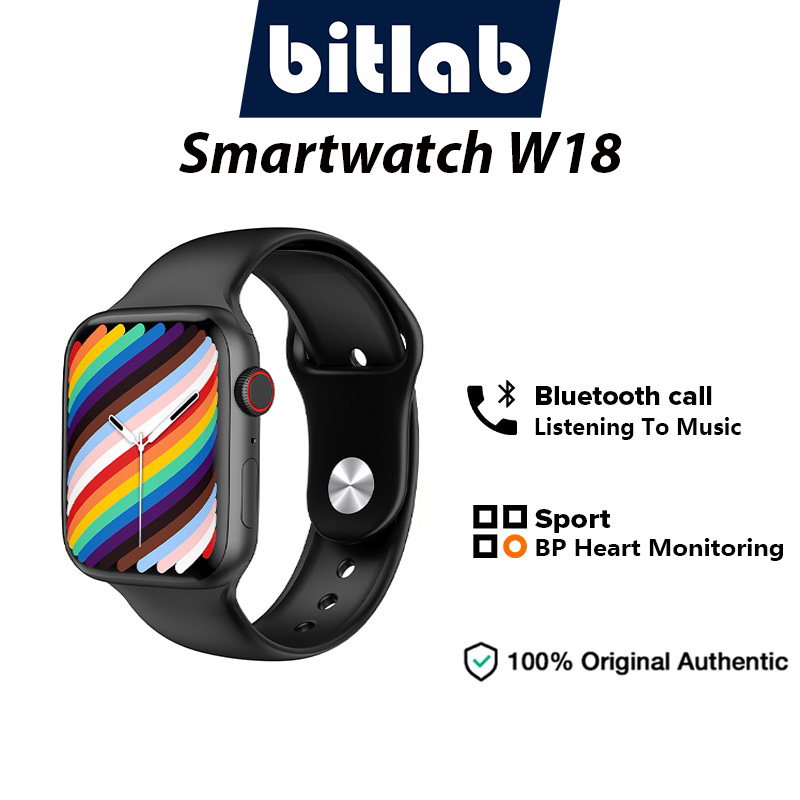 Bitlab Smartwatch W18  / Bluetooth Call / Custom Watchface