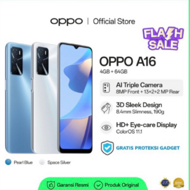 OPPO A16 4GB/64GB