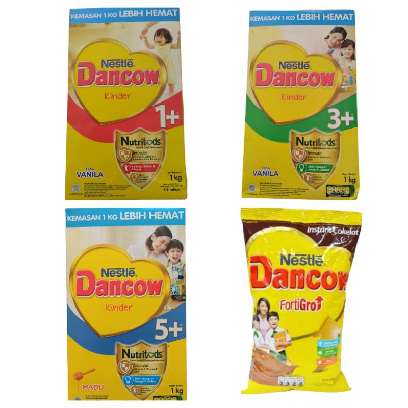 Baby Dancow 1+ 1kg , Dancow 3+ 1kg , Dancow 5+ Madu 1kg, Dancow Fortigro 1kg
