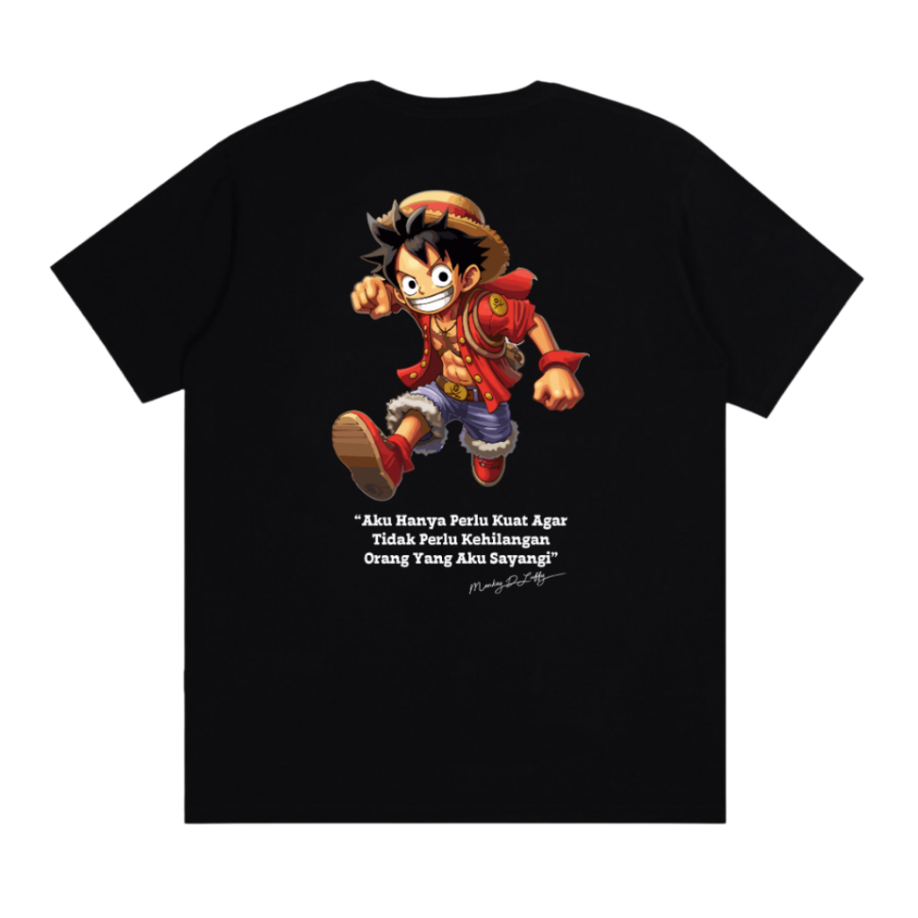 Kaos Anime One Piece Monkey D luffy / t-shirt one piece / baju anime one piece luffy original Astero