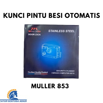 MULLER Kunci Otomatis 853 SS Stainless / Pintu Besi Gerbang / Garasi