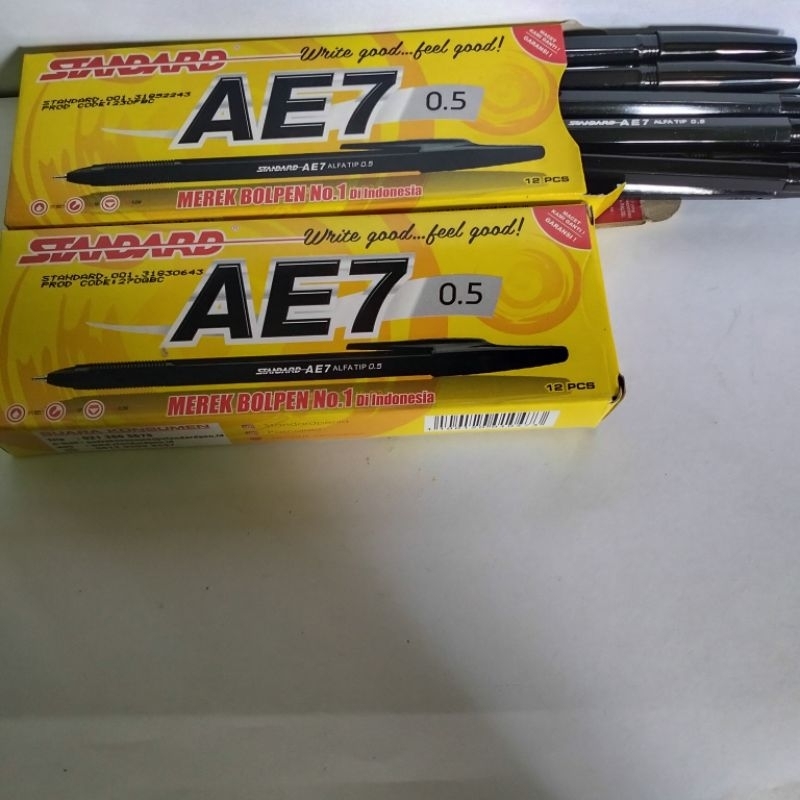 

pena bolpen STANDARD AE7 kualitas bagus