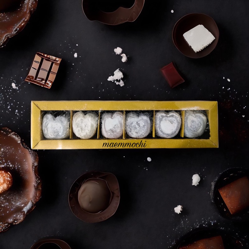 

Mochi Coklat Mochi Keju Mochi Choco Crunchy Mochi Blueberry Mochi Kacang Mochi Nutella Mochi Lumer