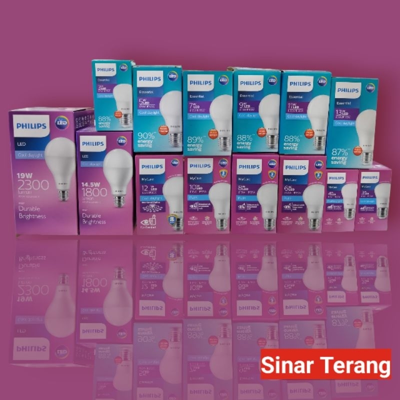 Lampu Philips Led 3 watt - 19 watt