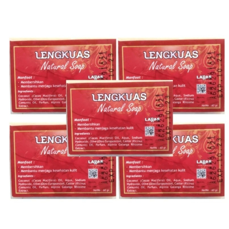 ✔️Splash⚡ Sabun Organik Herbal Lengkuas BPOM - Mengobati Panu, Kutu Air dan Jamur - LARAS