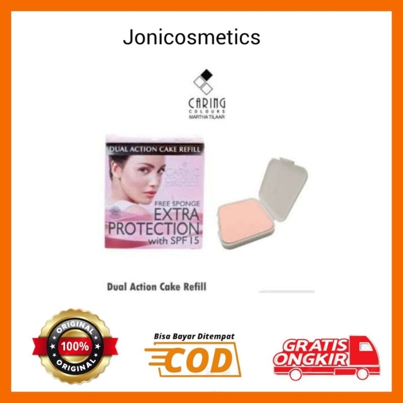 caring colours reffil bedak 02 (pink shell)