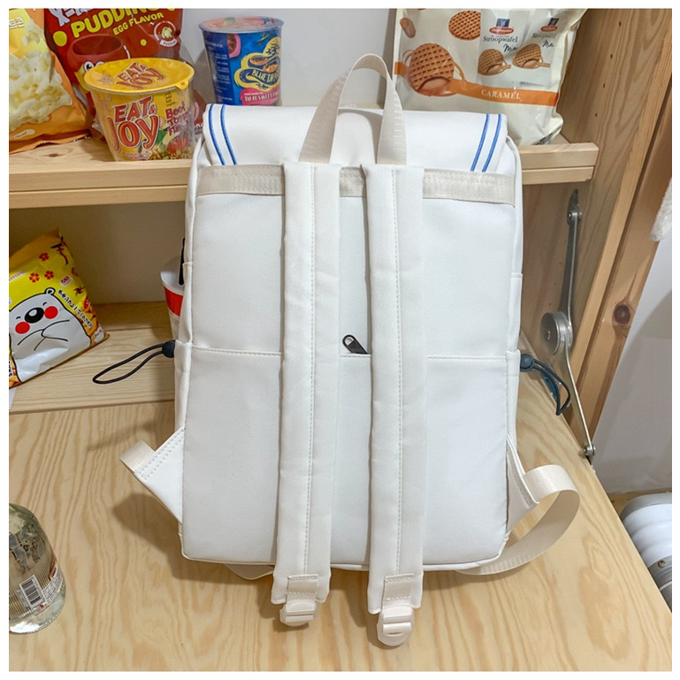 Mores Tas Ransel Laptop Wanita Pastel Nana Korean Nilon backpack Import polos Tas sekolah laptop lucu kuliah remaja