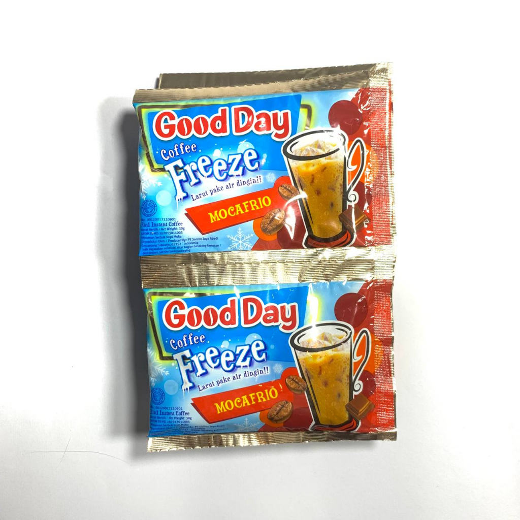 

KOPI GOOD DAY FREEZE [ MOCAFRIO ] 30GR - HARGA PER RENCENG (ISI 10 PCS)