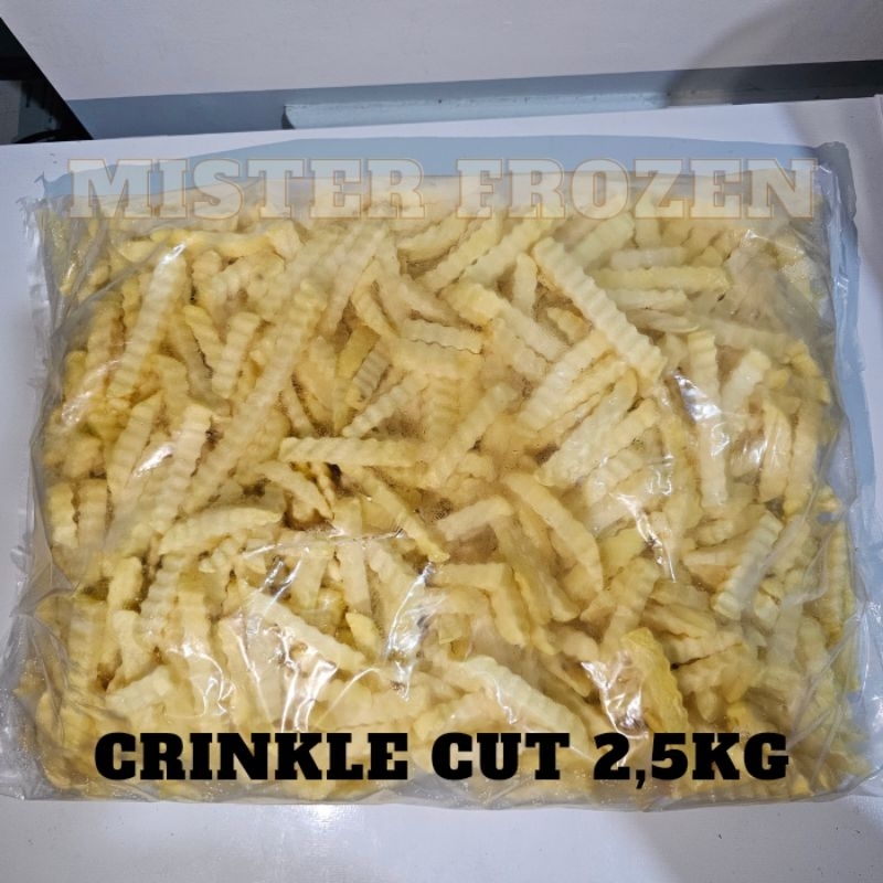 

Kentang goreng french fries 2,5kg crinkle cut