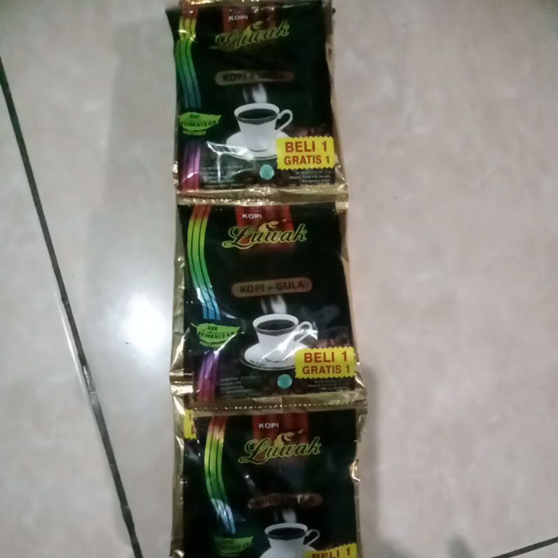 

KOPI LUWAK +GULA satu renceng (10pcs)