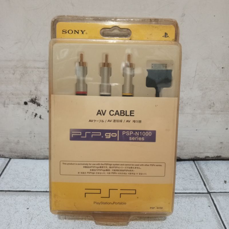 Kabel Komponen Component Av Psp GO Stok lama