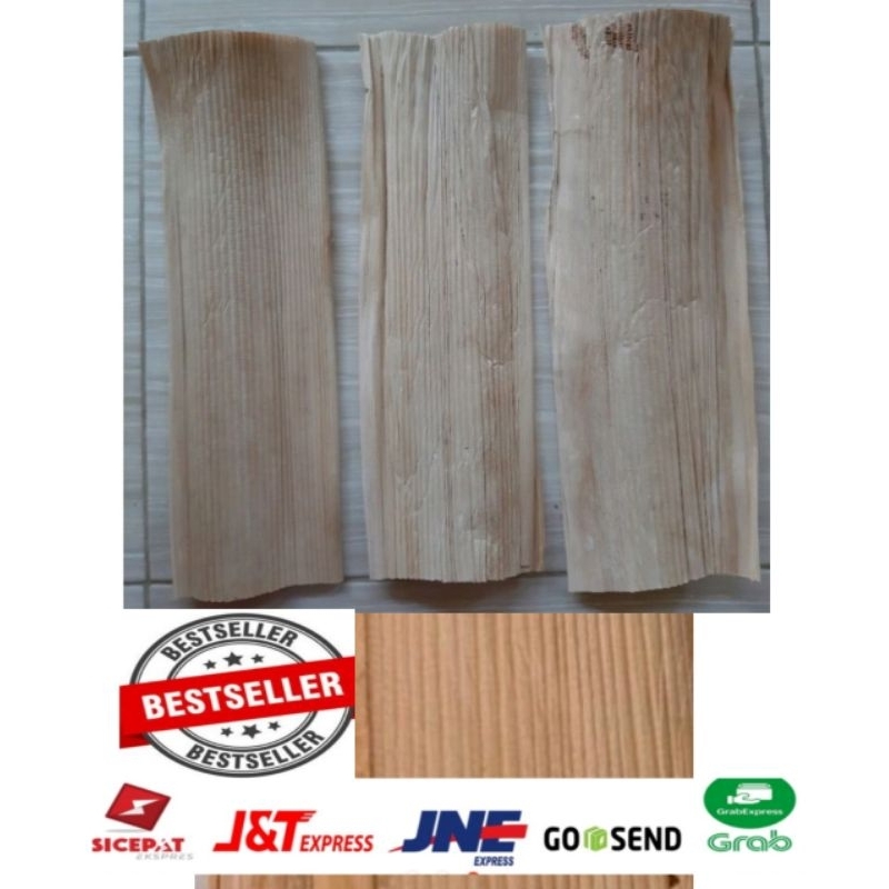 Bondart Pelepah Pisang Kering Prakarya  7 lembar