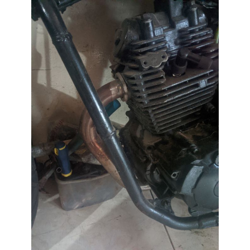 mesin scorpio siap naik rangka