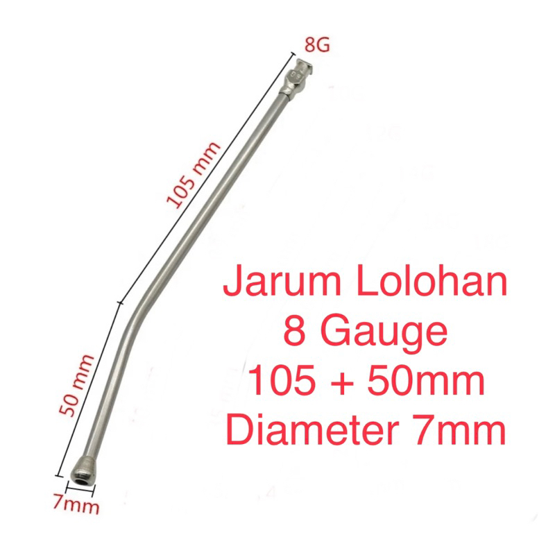 Jarum 8G D7mm Cekok Lolohan Makan Obat Syringe Suntikan Spuit Hewan Ternak Parrot Kakatua Macaw Harr