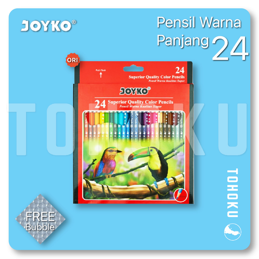 

Joyko Pensil Warna 24 Panjang