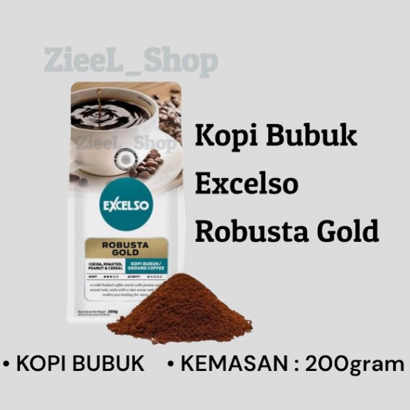 

Excelso Kopi Bubuk Robusta Gold 200g