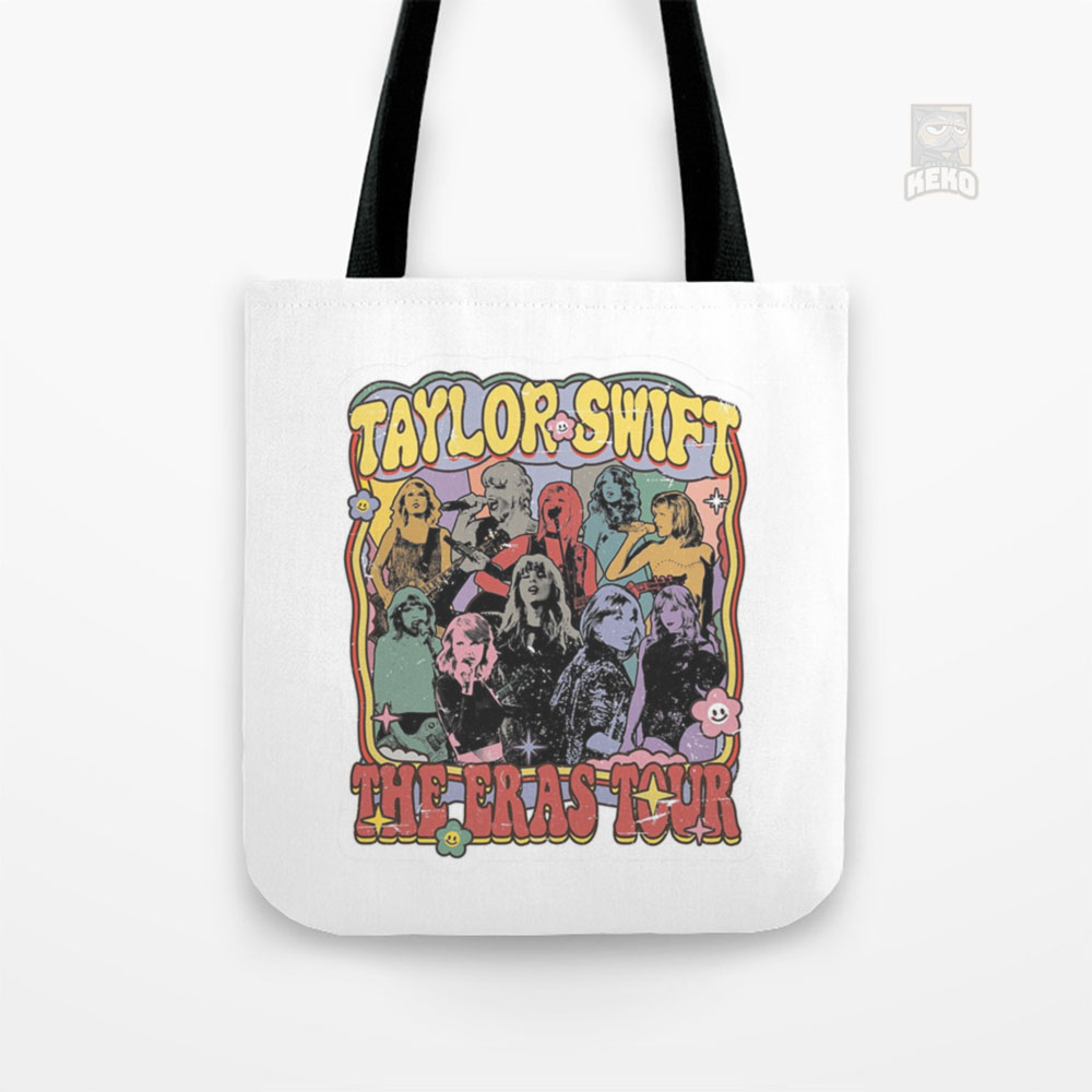 Tote Bag Kanvas Retro11 Shirt Swiftie Vintage 90s Taylor Swift