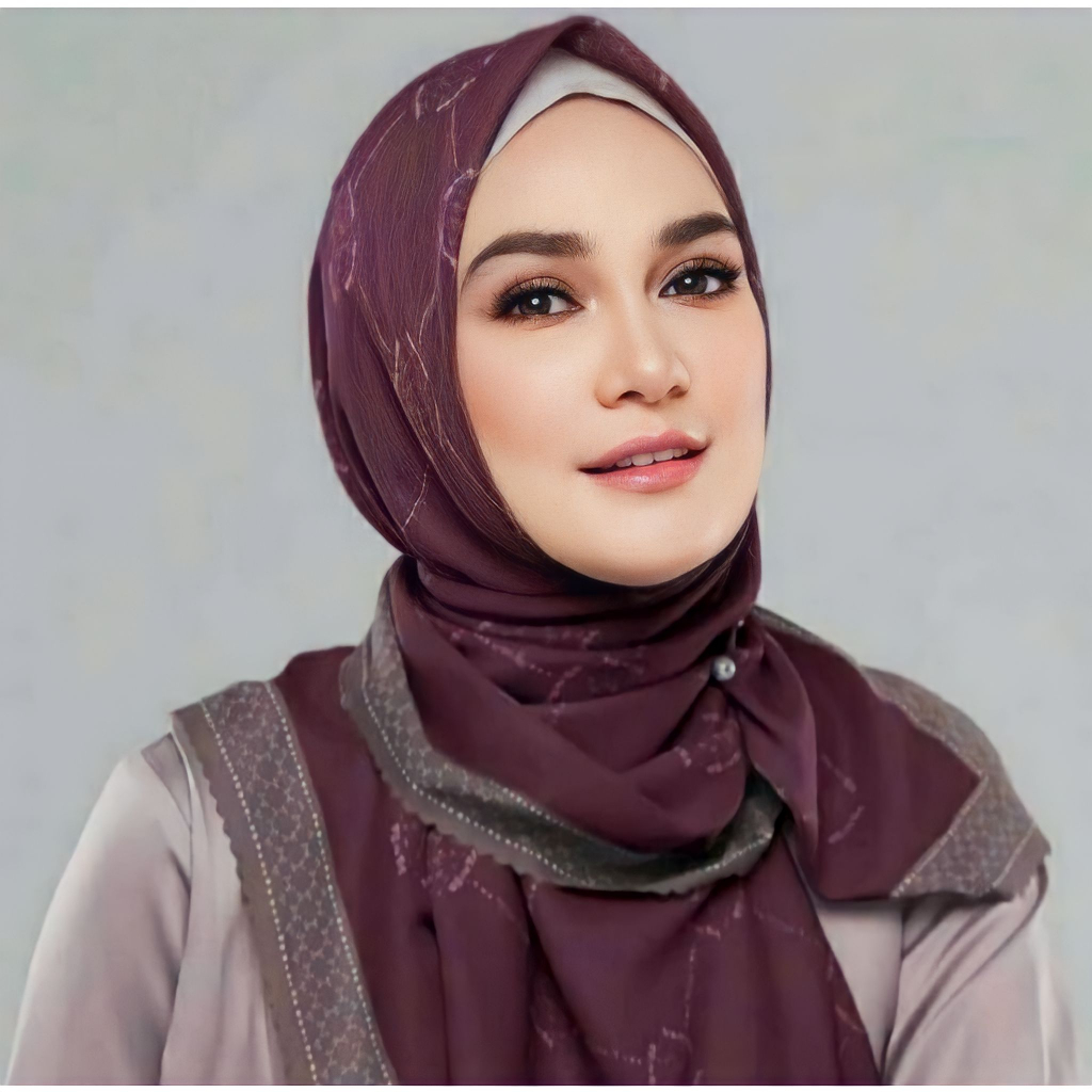 ( TERMURAH ) Kerudung Segi Empat Motif Terbaru 2023 Kekinian Voal Motif Lasercut // Voal Motif // Hi