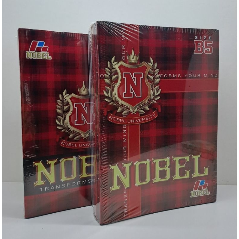 

Buku tulis Nobel isi 10 buku tulis, 50 lembar per buku. size B5