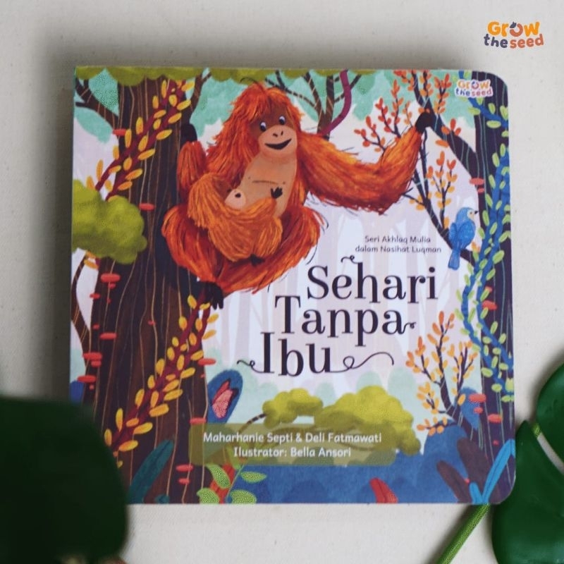 Boardbook | Seri Nasihat Luqman | Sehari Tanpa Ibu & Ternyata Sabar Itu | Buku Anak