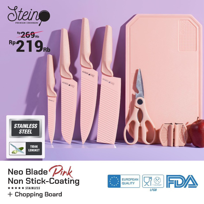 Promo set pisau knives Neo Blade Stein DEBM