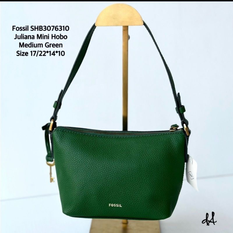 Fossil Julianna mini hobo bag green