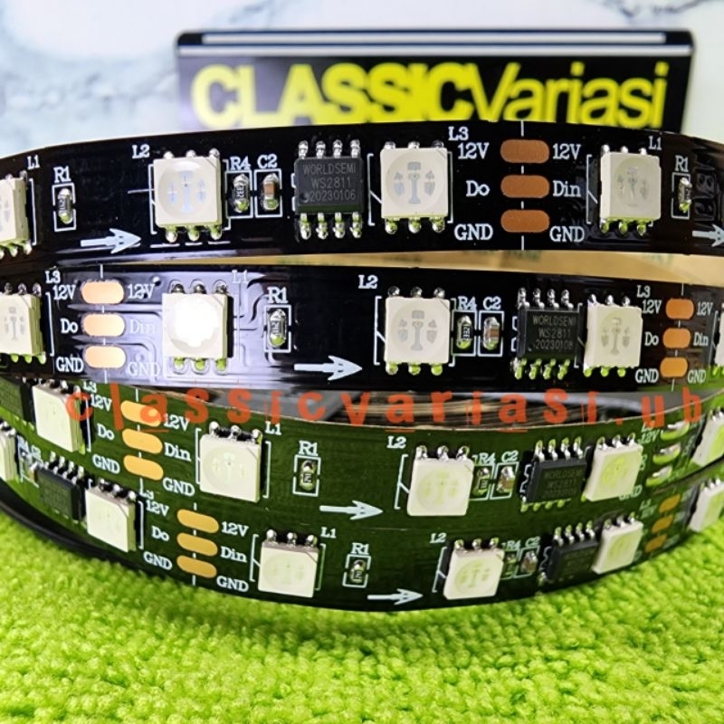 LED Strip WS2811 12v 60led/m 5m/roll IC WS2811