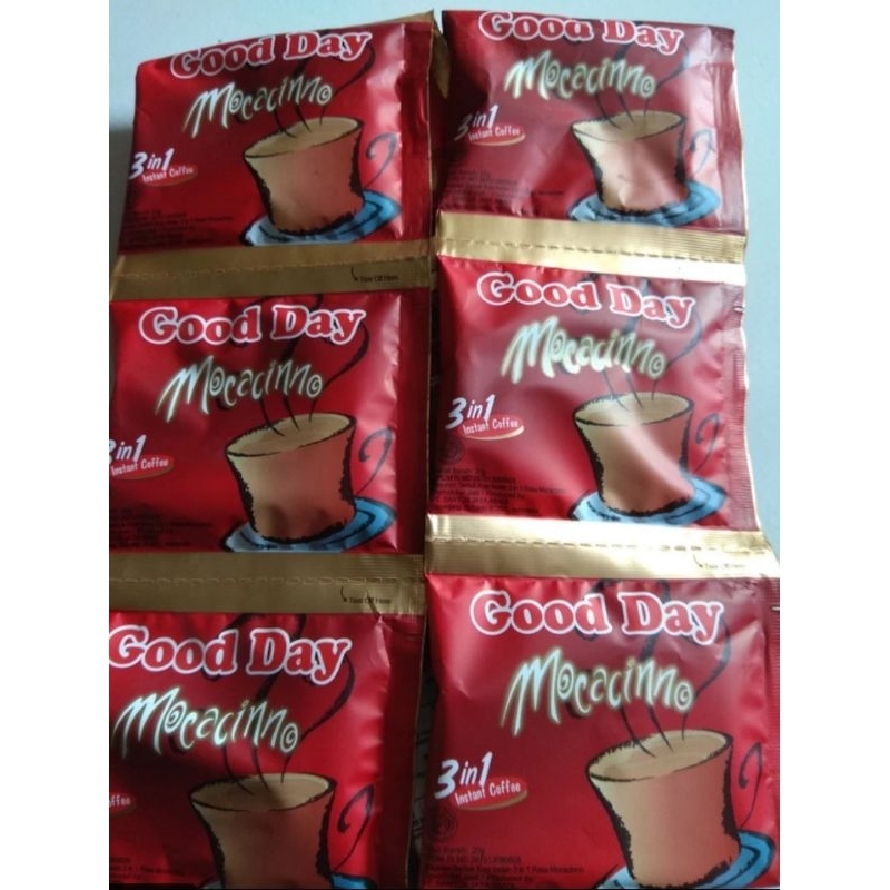 

Goodday Mocacinno Kopi 1 renceng isi 10 sachet