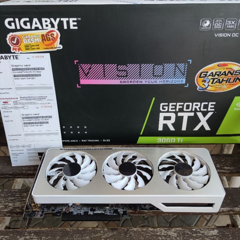 Gigabyte Vision RTX 3060TI 8GB LHR