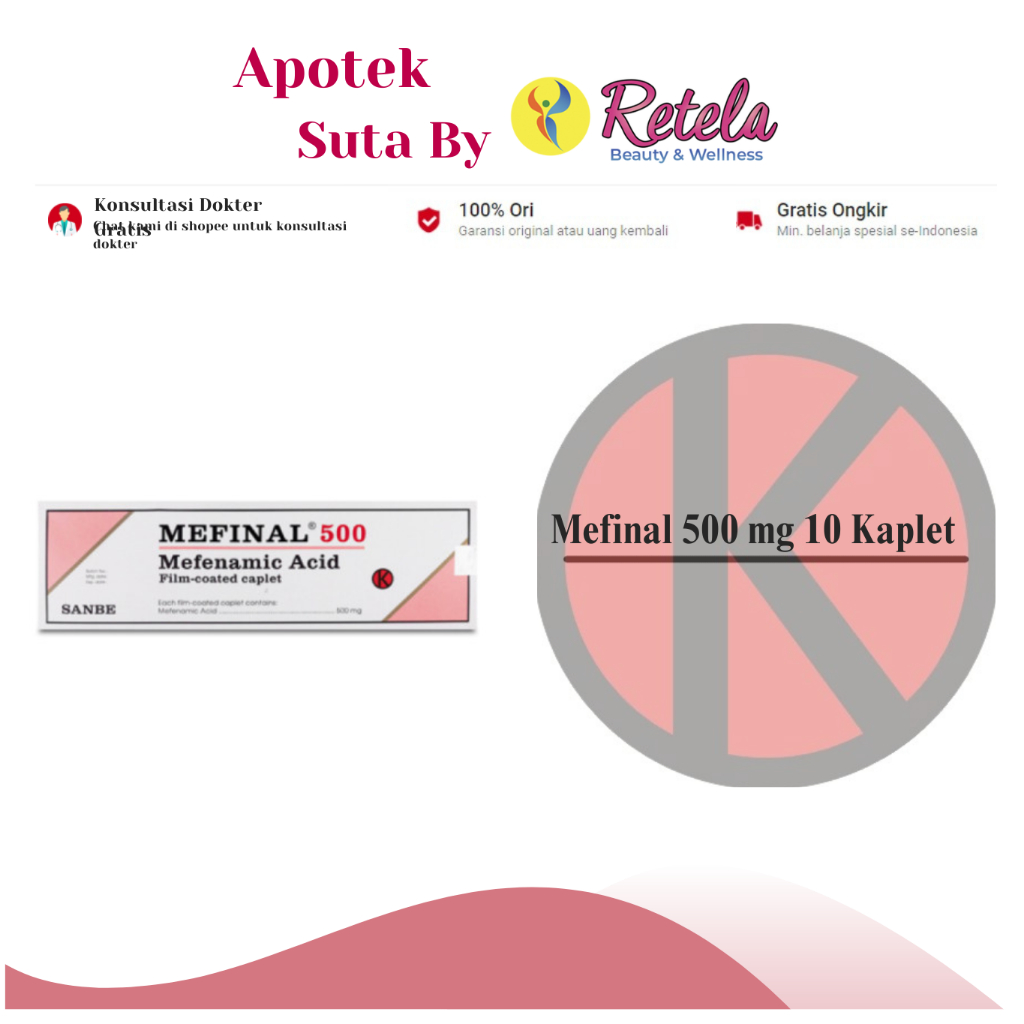 Mefinal 500 mg 10 Kaplet