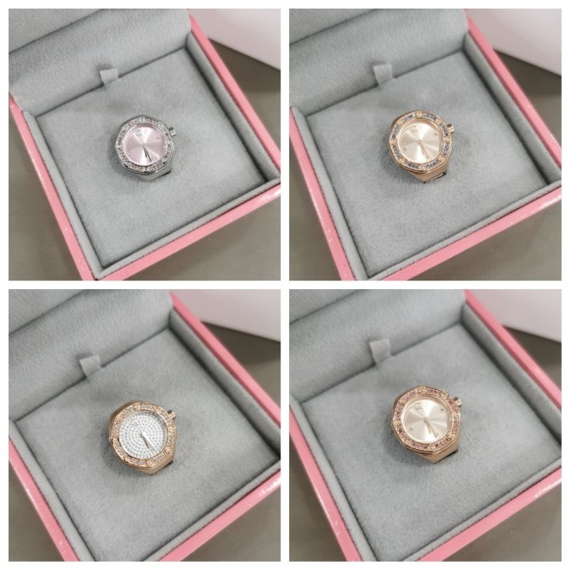 Alexandre Christie AC 2B06 Jam Cincin Wanita Ring Watch Original Analog Watch Stainless Steel Strap 