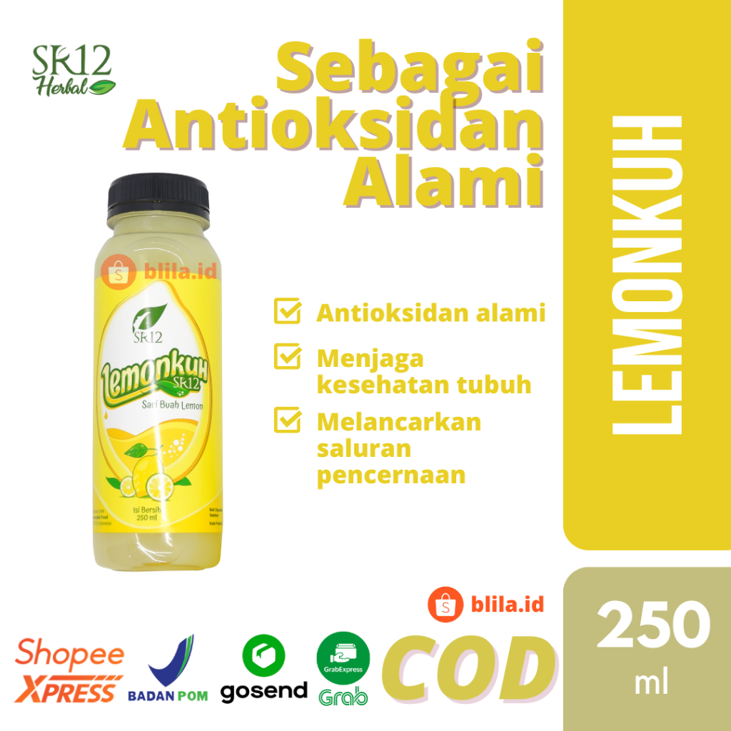 

Lemonkuh 250ml SR12 Sari Buah Lemon 99% Asli Herbal Jaga Daya Tahan Tubuh Diet Alami BPOM