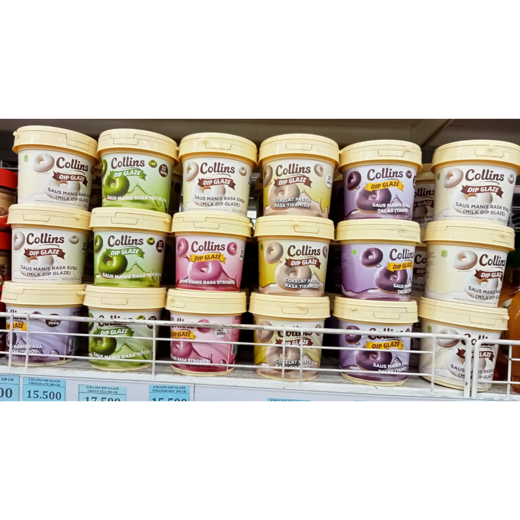

COLLINS DIP GLAZE 300 GR
