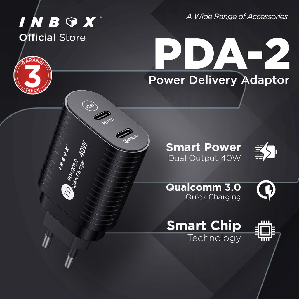 Adaptor inbox Power Delevery Fast Charger PDA-2